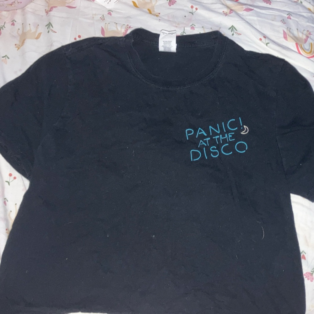Panic at the Disco Women’s Black Cropped Tee